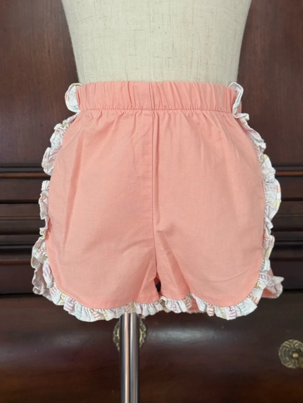 Ricrac & Ruffles Girls 4T Giraffe Safari Outfit Cross Back Top Bloomers Boutique
